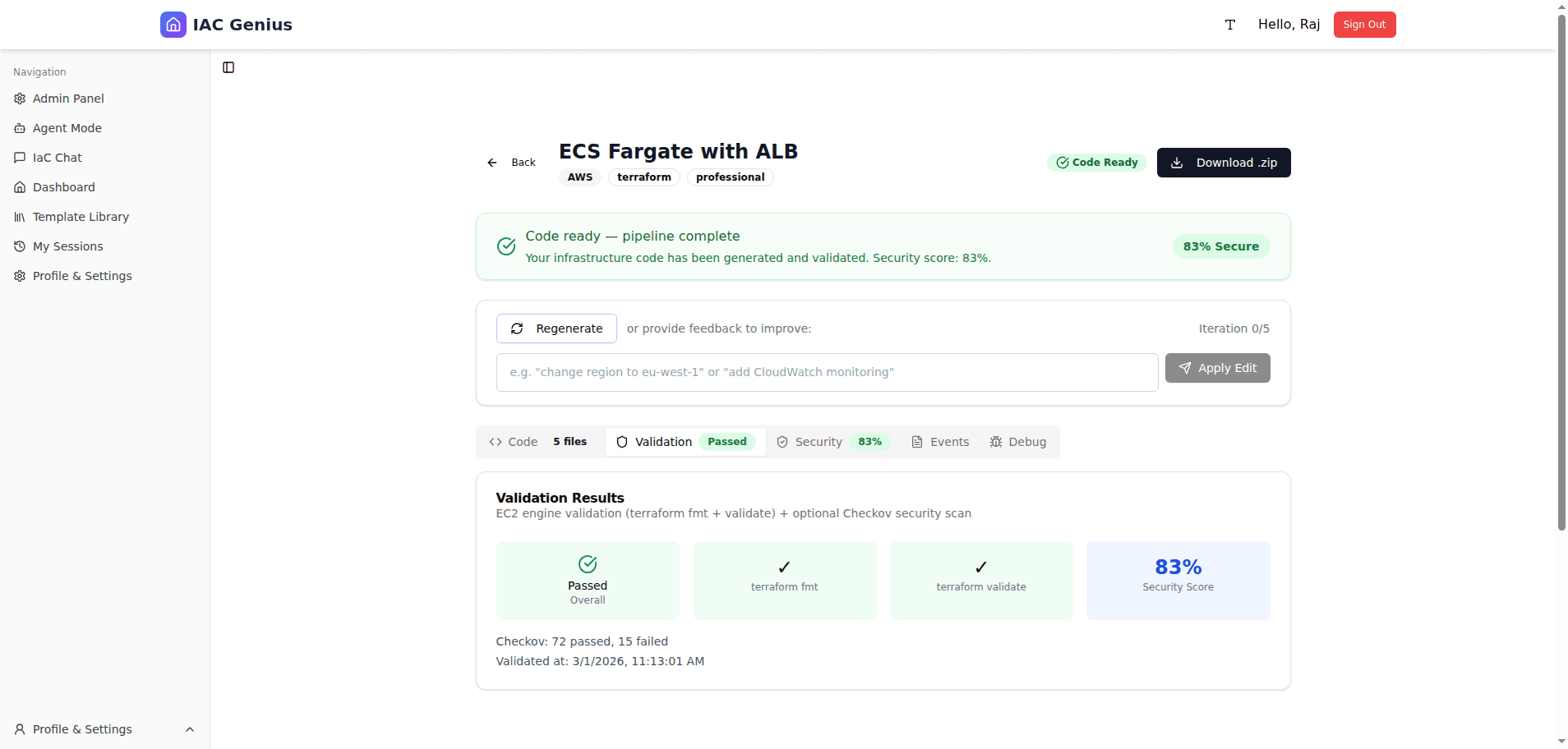 Real Terraform Validation